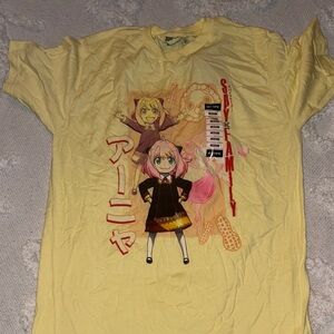 Spy Family Yellow Graphic Short Sleeve Tee